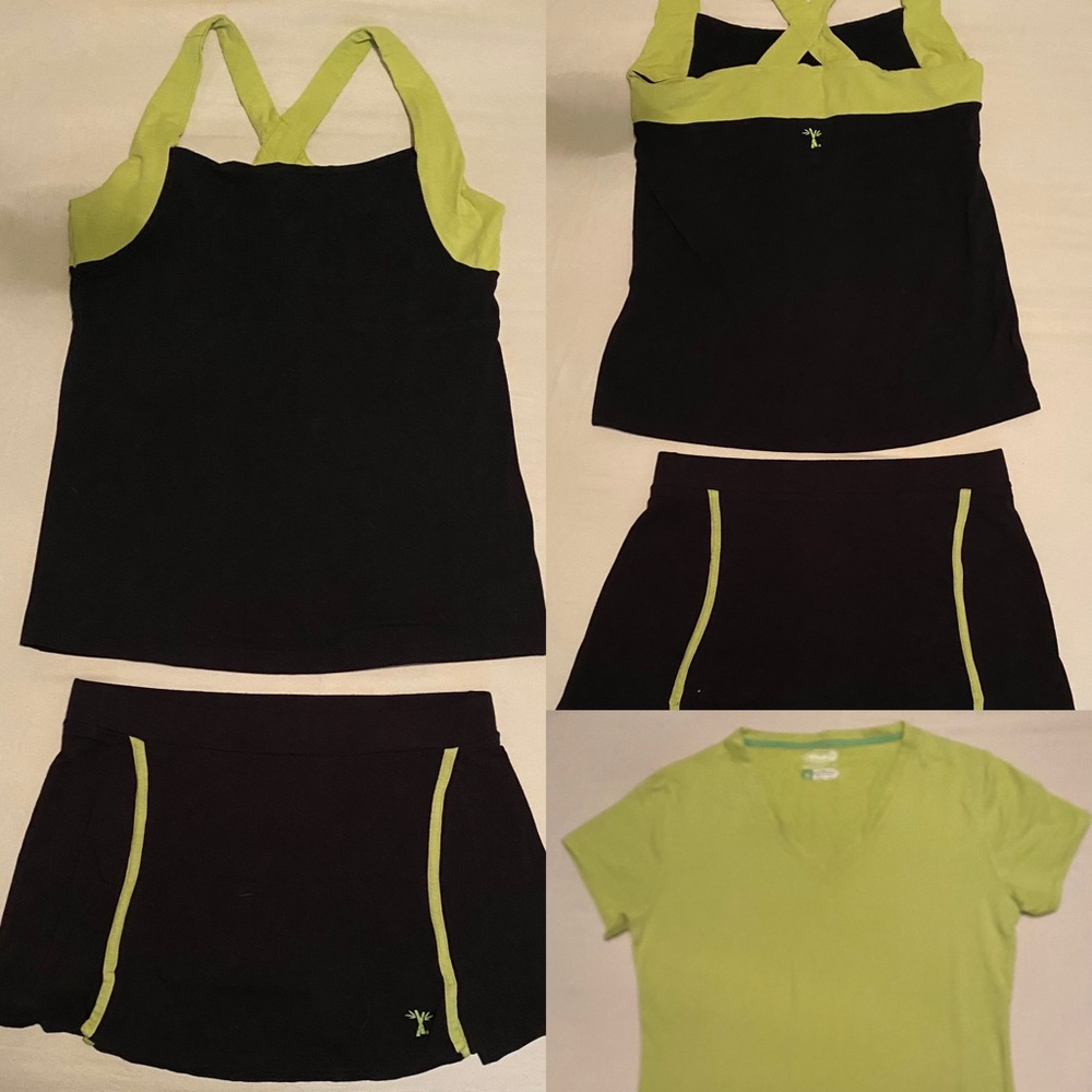 Cariloha Skort, T-Shirt, Racerback Tank Tops